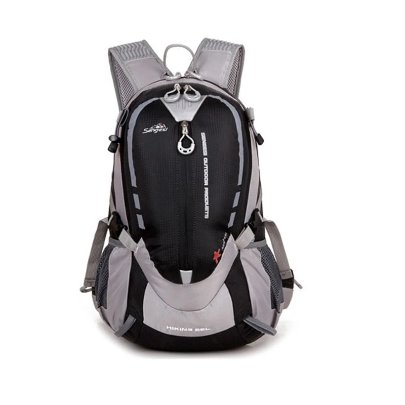 25L Outdoor Sports Water Repellent Nylon Backpack Black