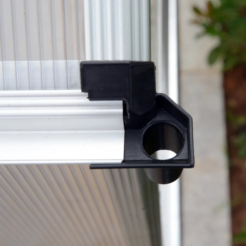 Outsunny 6.25' x 6.25' x 7.2' Portable Outdoor Walk-In Garden Greenhouse Planter