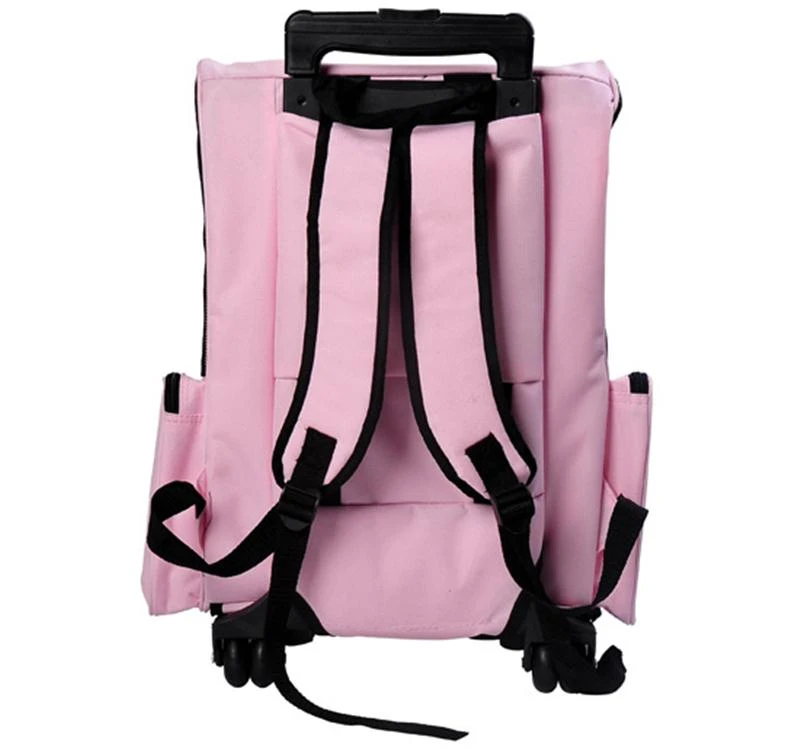Pawhut Pet Carrier / Dog Backpack w/Wheels - Pink