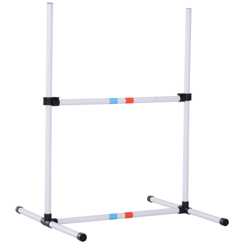 PawHut Dog Agility Equipment Dog Outdoor Agility Training Exercise Games Equipment Jump Ring / Hurdle Bar