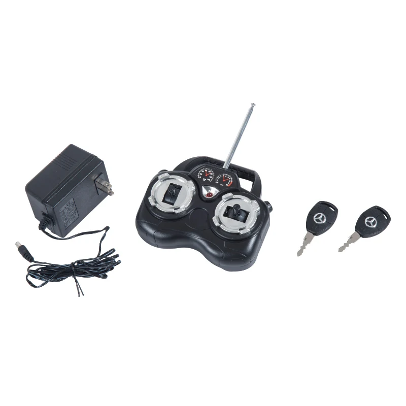 Mercedes-Benz G55 12V Kids Electric Battery Toy Ride-On Car w/ Remote Control - Black