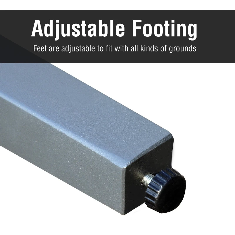 Outsunny 5 Piece Outdoor Patio Rattan Wicker Loveseat Conversation Set