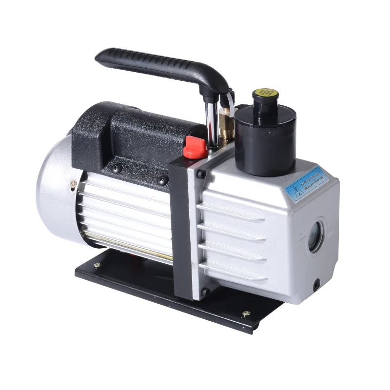 HomCom 2-Stage 5 CFM Rotary Vane 1/2 HP HVAC Refrigerant Handheld Vacuum Pump