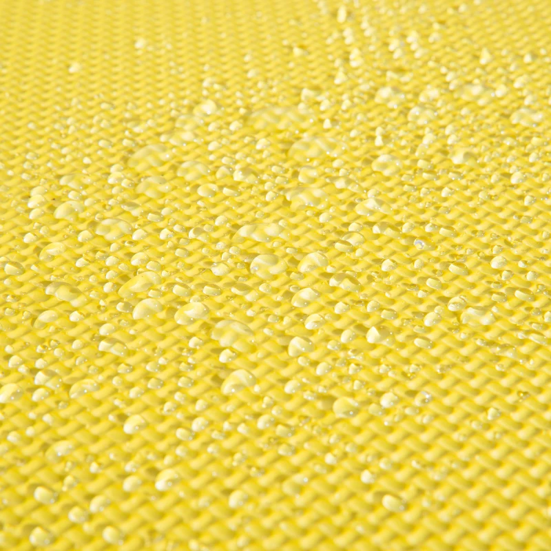 Soozier 72 sq ft Exercise Interlocking Protective Flooring - 24" x 24" x 3/8" Tiles - Yellow