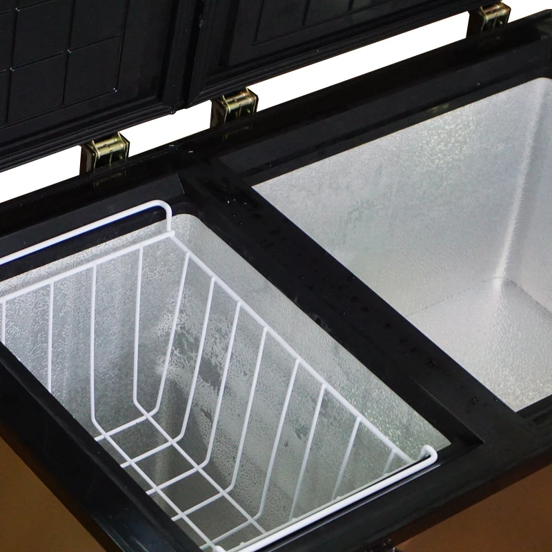 HomCom 12V/24V Portable Car Freezer Refrigerator Mini Fridge Cooler - 100 Liter