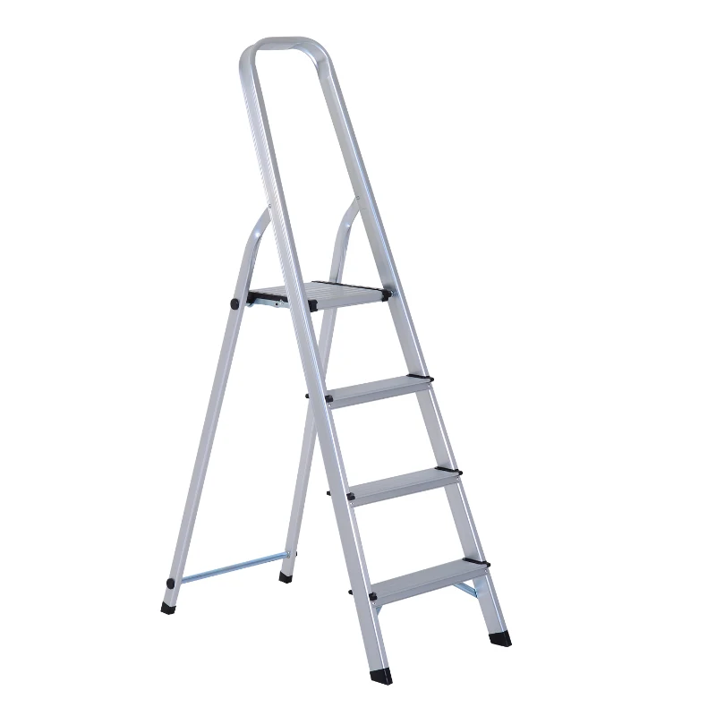 HomCom 4-Step Folding Aluminum Step Stool Ladder