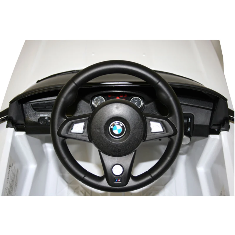 BMW Z4 Kids 6v Electric Ride On Toy Car w/ Parent Remote Control - White