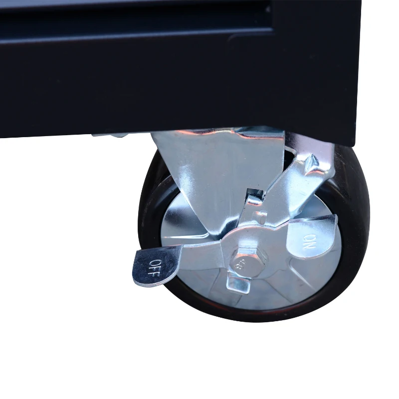 HomCom Steel Rolling Tool Chest Storage Cabinet with 7 Sliding Drawer & Handle