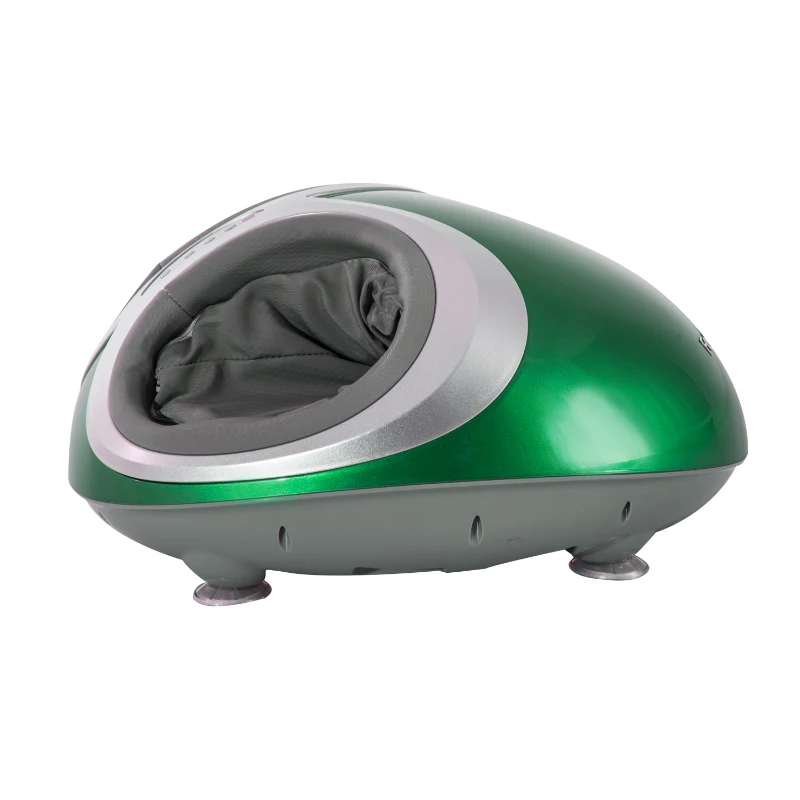 HomCom Personal Heated Multi Function Dual Foot Massager With Remote Control - Green