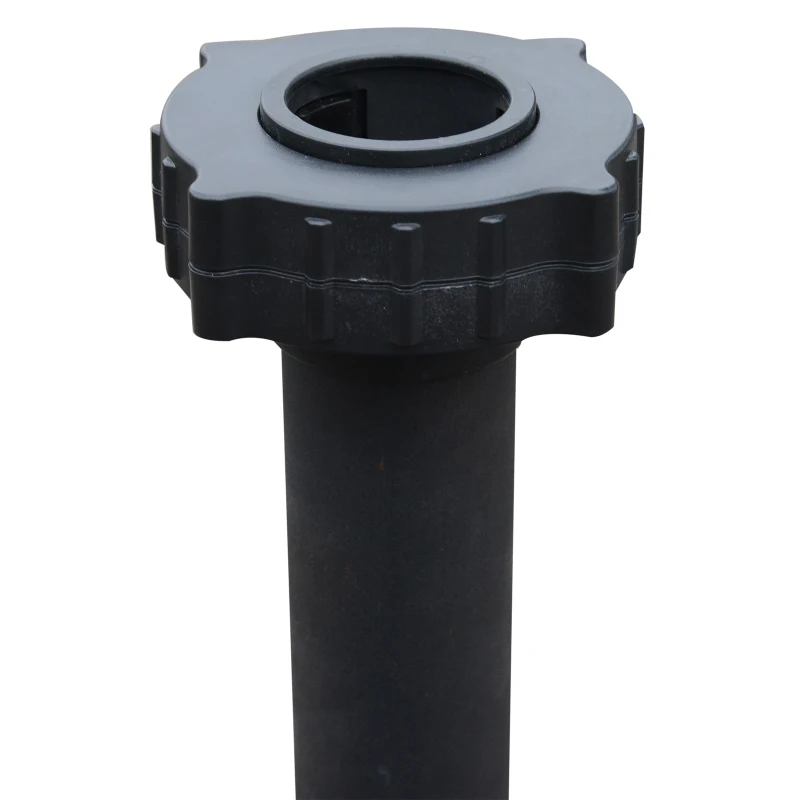 Outsunny 17.5" Decorative Round 42 lb Cement Weighted Sun Shade Poolside Patio Umbrella Stand