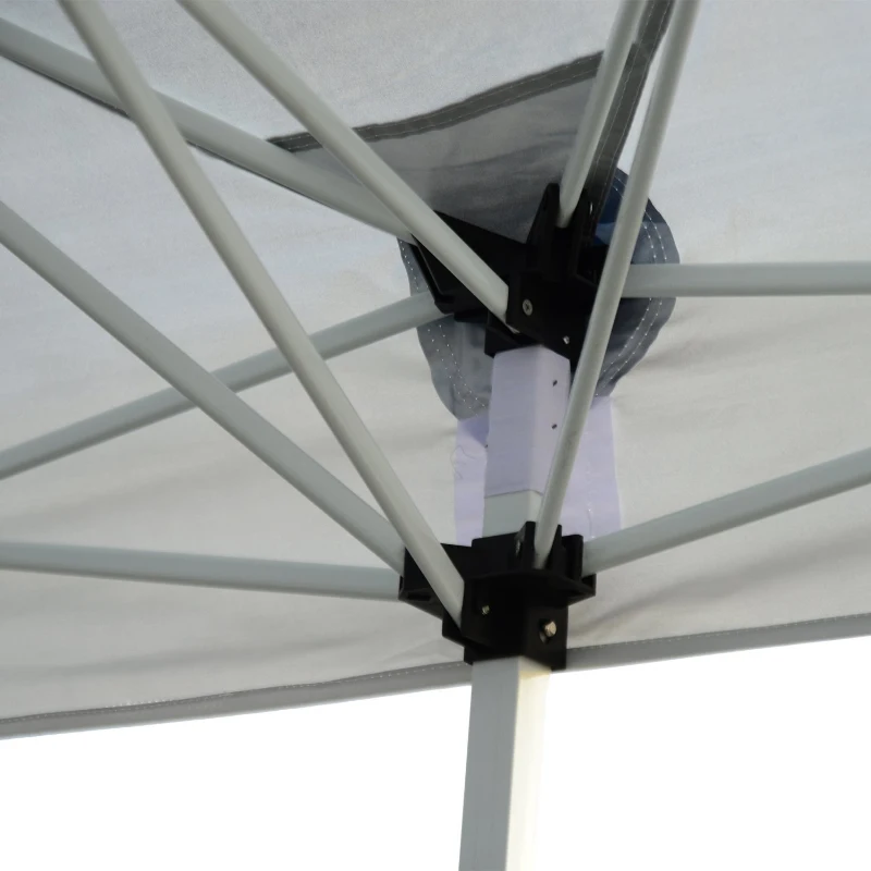 Outsunny 10' x 20' Pop Up Canopy Tent with Netting, Heavy Duty Large Party Tent, Instant Sun Shelter, with Carry Bag, for Backyard Garden Patio, Cream White