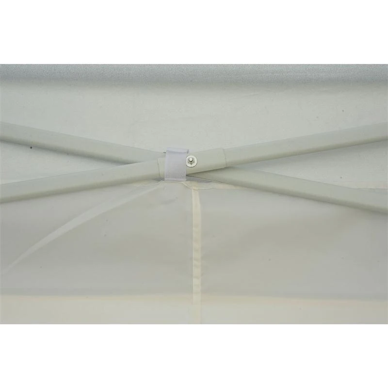 Outsunny 10' x 20' Easy Pop Up Canopy Party Tent with 4 Removable Sidewalls - White