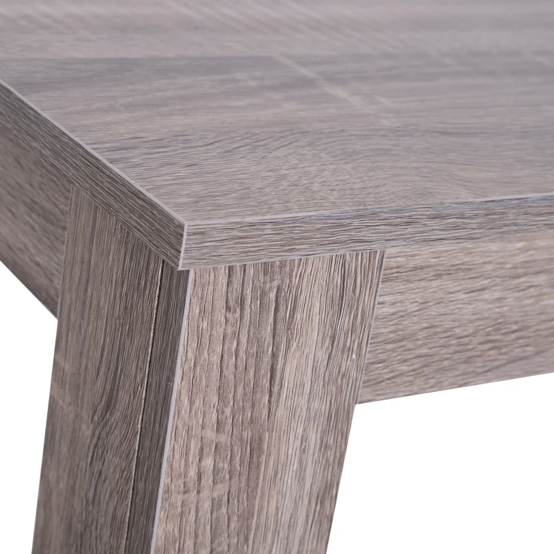 HomCom 43" Wood Rectangle Modern Contemporary Parsons Coffee Table