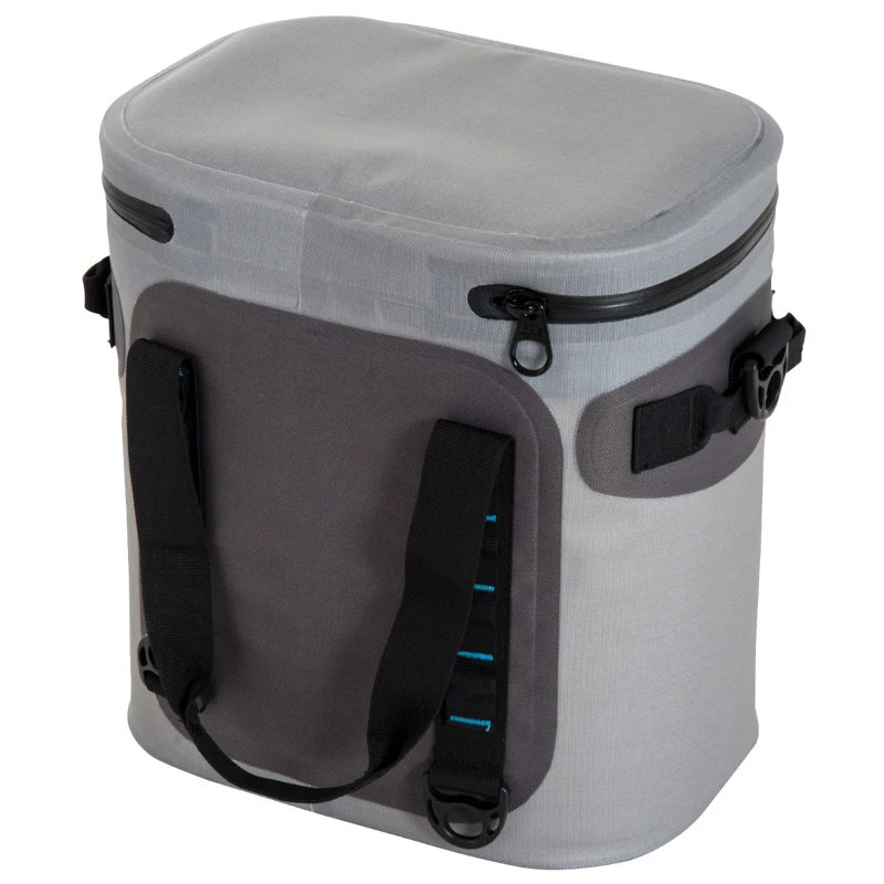 Outsunny 20 Quart Waterproof Portable Insulated Soft Sided Cooler Picnic Tote Bag - Grey