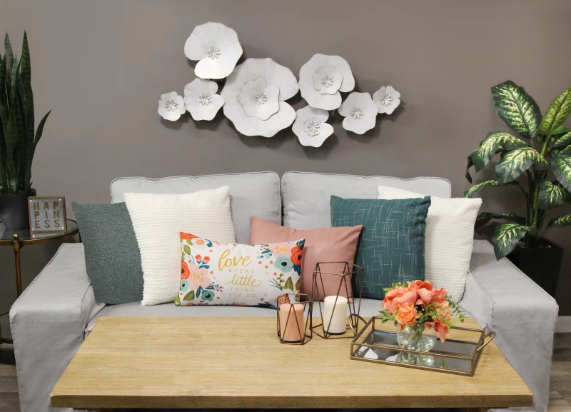 Stratton Teal Jacquard Pillow