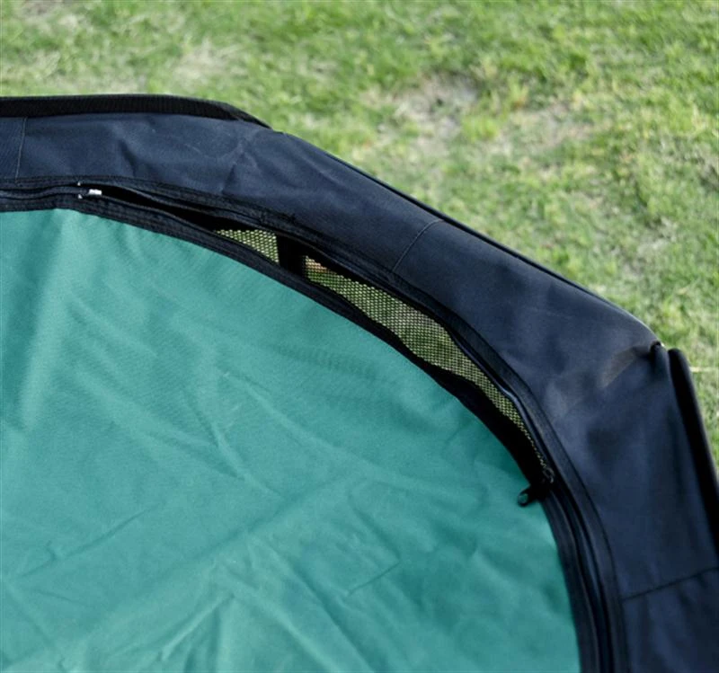 Pawhut 46" Deluxe Soft Sided Folding Pet Playpen Crate - Green / Black