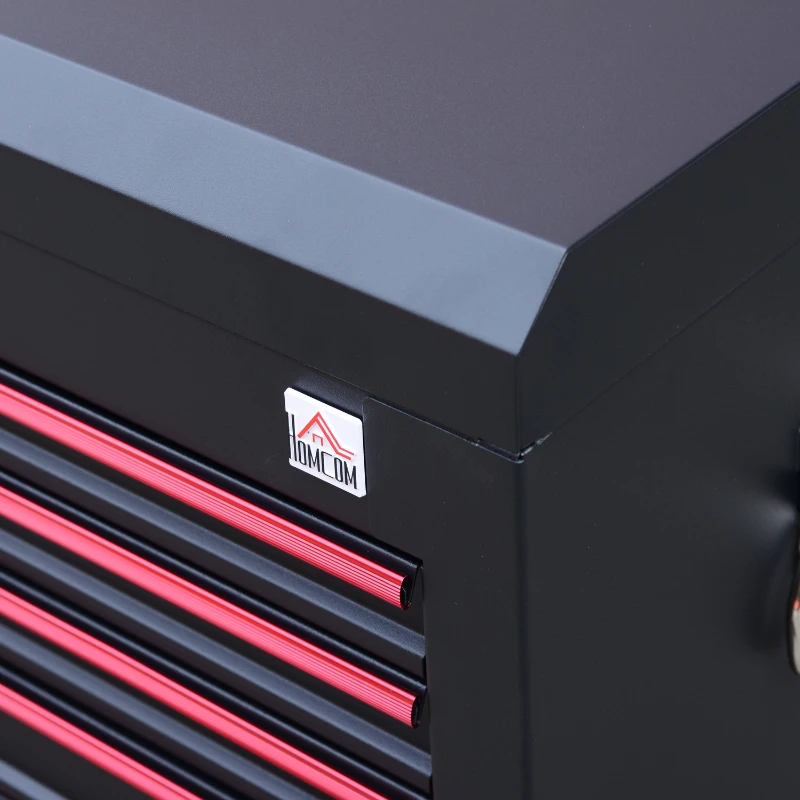 HomCom Tool Chest Storage Cabinet w/ 6 Sliding Drawer & Handle