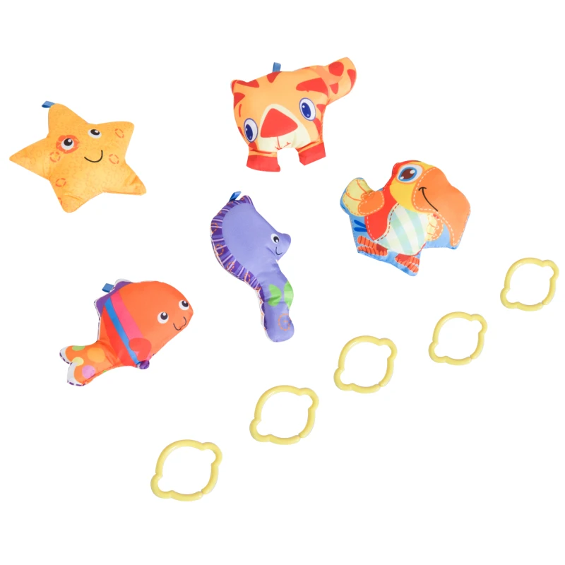 Qaba Kids Baby Toddler Play Gym Activity Center Creeping Mat