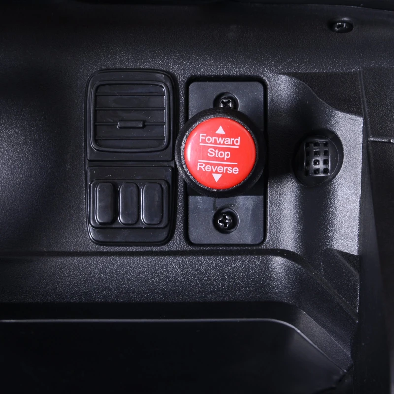 Aosom 12V Mercedes-Benz Zetros Kids Ride On Car Off Road Truck with Remote Control - Black