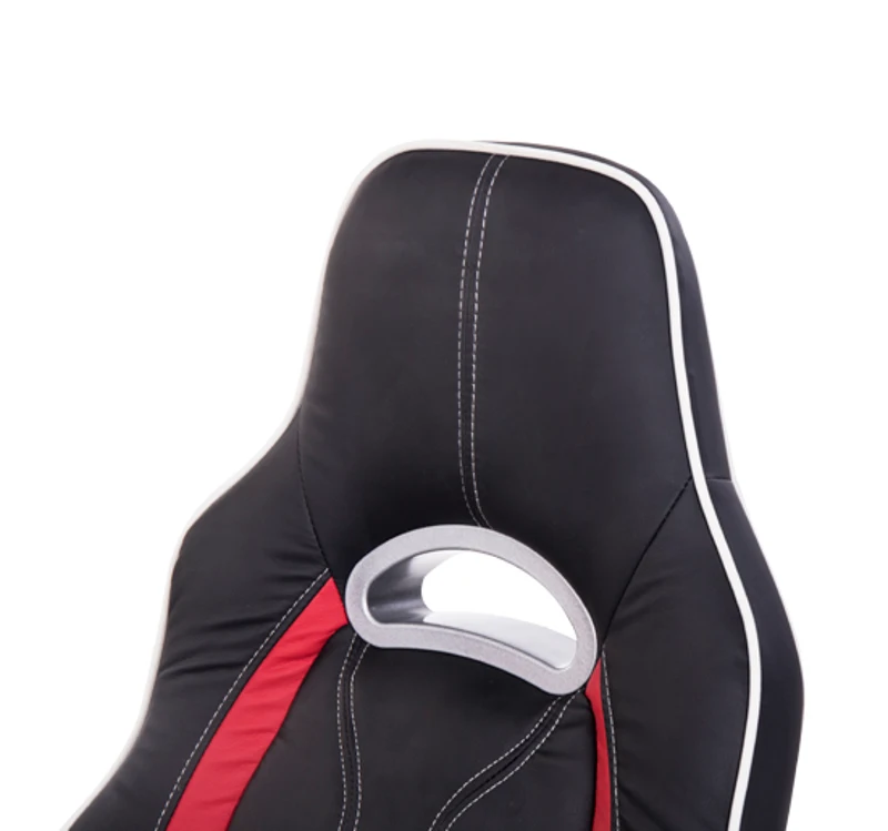 HomCom High Back Racing Style Ergonomic Gaming Chair - Red / Black