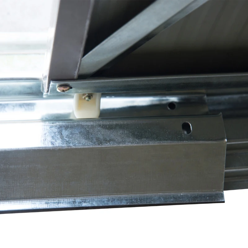 Outsunny 7' x 4' Outdoor Metal Garden Storage Shed with Sloped Roof - Gray/White