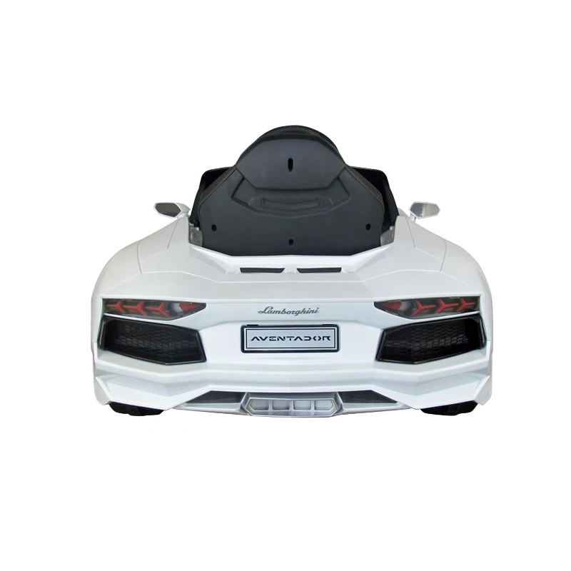 Lamborghini Aventador 6V Kids Electric Ride-On Car with MP3 and Remote Control - White