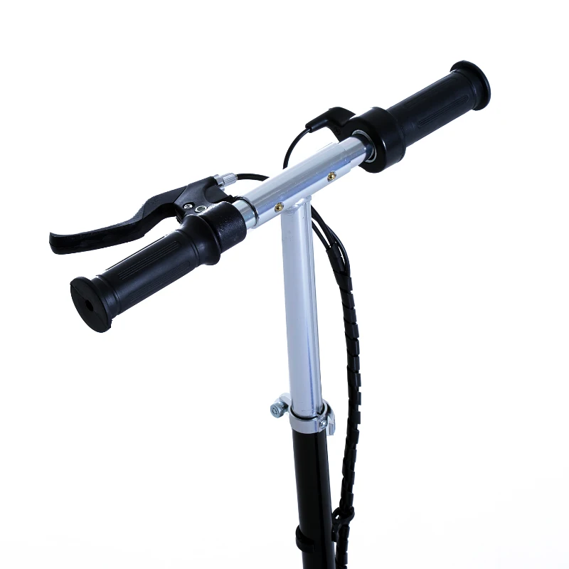 Aosom Blue High-Powered 120W Motorized Kids Folding Electric Scooter with LED Lights