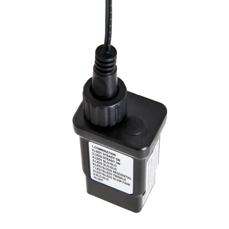 HomCom 6.9' PVC Needles Rotating Prelit Artificial Pine Christmas Tree - Green