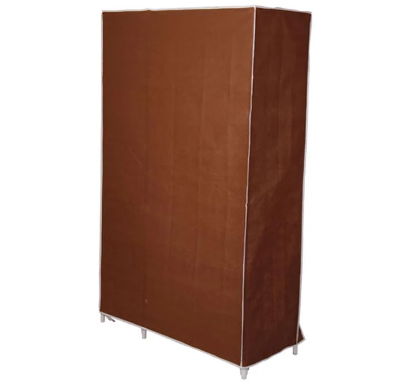 HomCom 42" Portable Home Clothes Closet Organizer w/ Shelves - Coffee