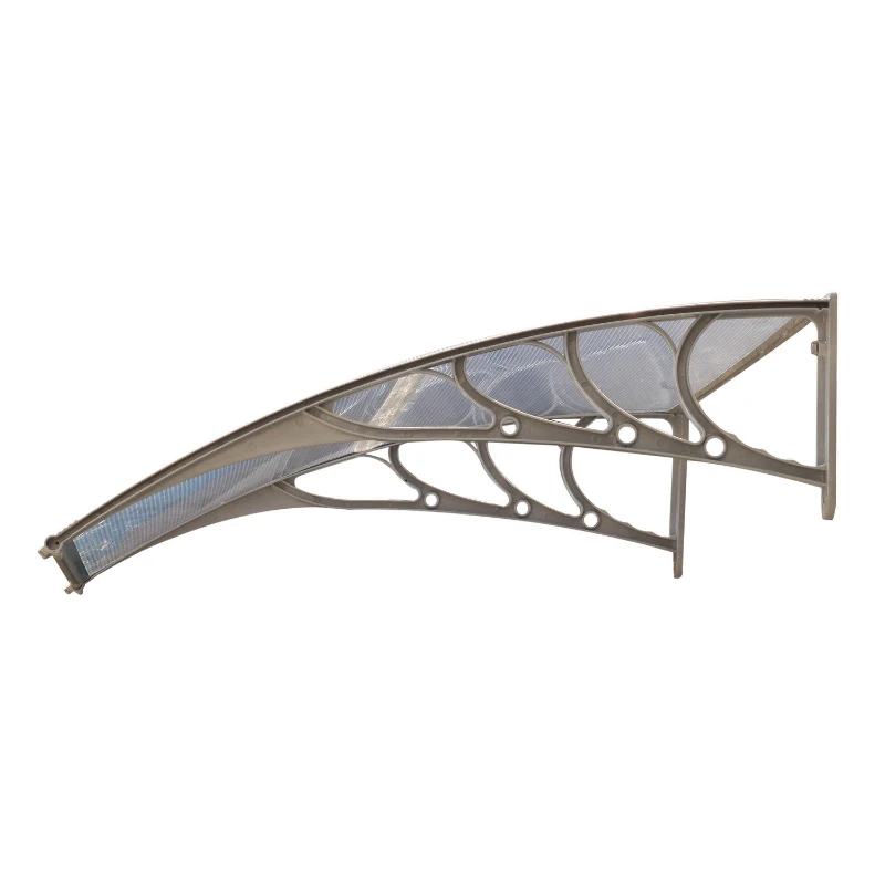 Outsunny 40” Polycarbonate Front Window Door Awning Sunshade Canopy Hollow Sheet UV Protection