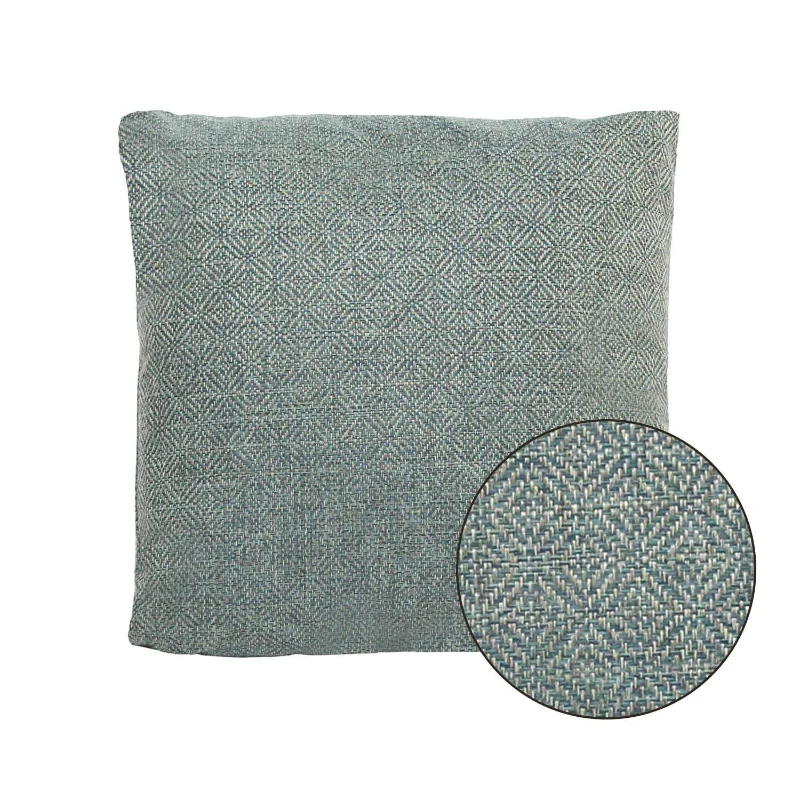 Stratton Teal Jacquard Pillow