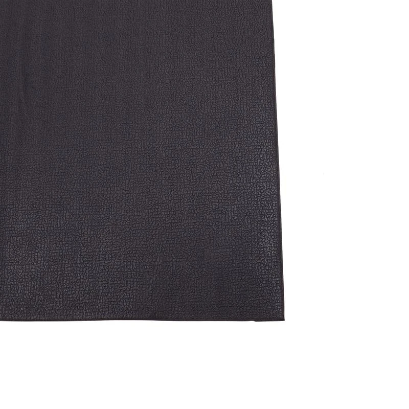 Soozier 82" x 36" x 1/8" Black Exercise Fitness Equipment Floor Non Slip Protection Mat