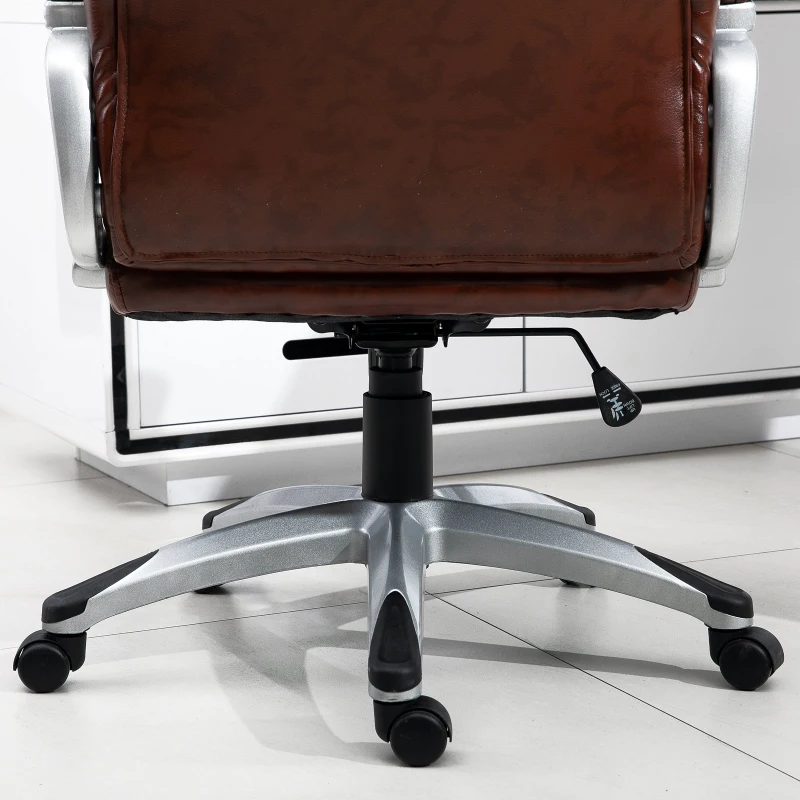 Vinsetto PU Leather High Back Ergonomic Executive Office Chair Computer Desk Seat