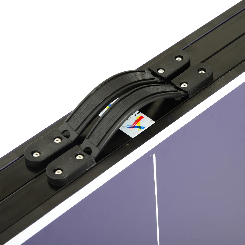 Aosom 5' Folding Indoor / Outdoor Table Tennis Table with Net and Paddle Sets