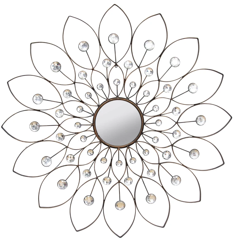 Stratton Decorative Flower Mirror