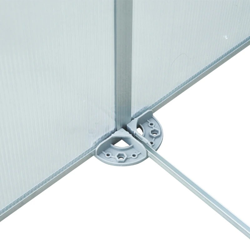 Outsunny 71" Cold Frame Greenhouse Aluminum Vented Mini Greenhouse Kit