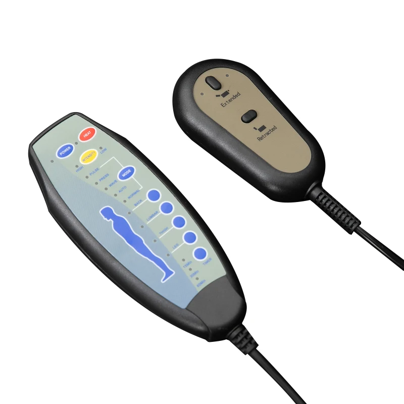 HOMCOM Power Lift Chair Heated Vibrating Massage Recliner Sofa with Remote Grey