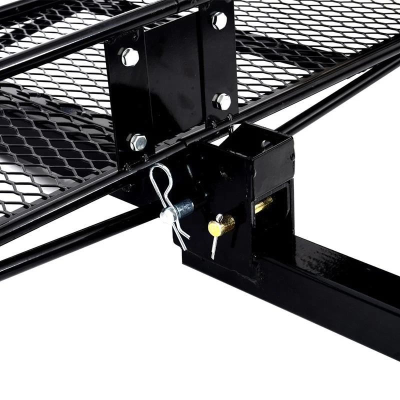 Aosom 48” Hitch Mounted 2" Receiver Folding Cargo Carrier