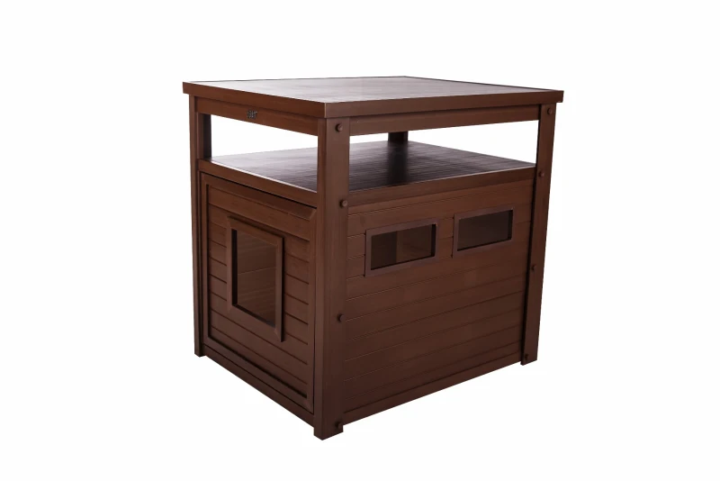 New Age Pet Jumbo LitterLoo Litter Box Cover/End Table - Russet
