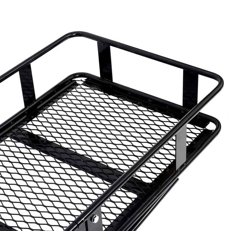 Aosom 48” Hitch Mounted 2" Receiver Folding Cargo Carrier