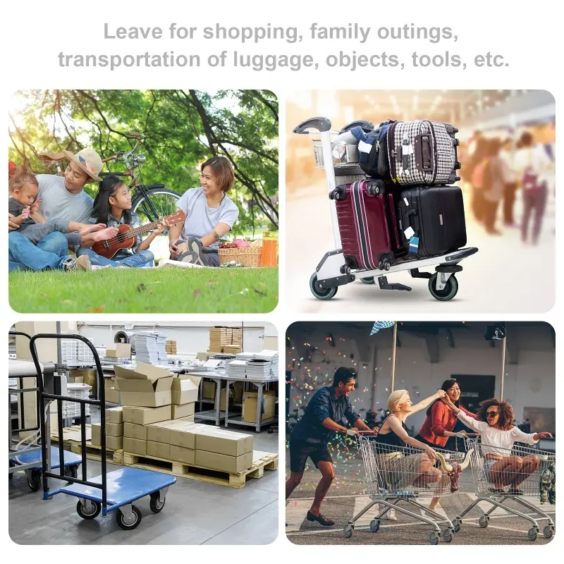 Aosom Cycle Utility Trailer All-terrain Folding Bicycle Storage Cart with Hitch for Pavement, Gravel, Grass, Sand, Mud, Hills