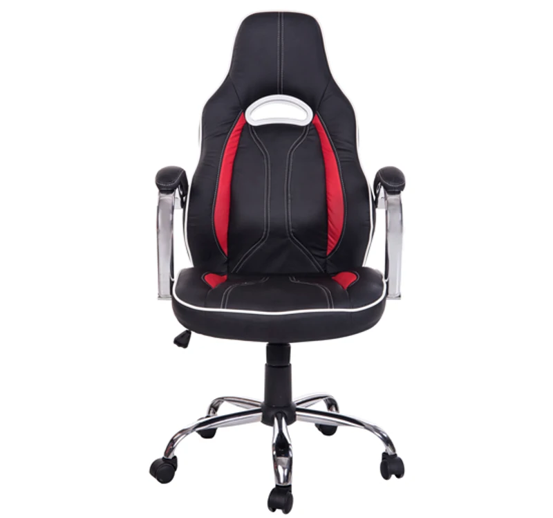 HomCom High Back Racing Style Ergonomic Gaming Chair - Red / Black