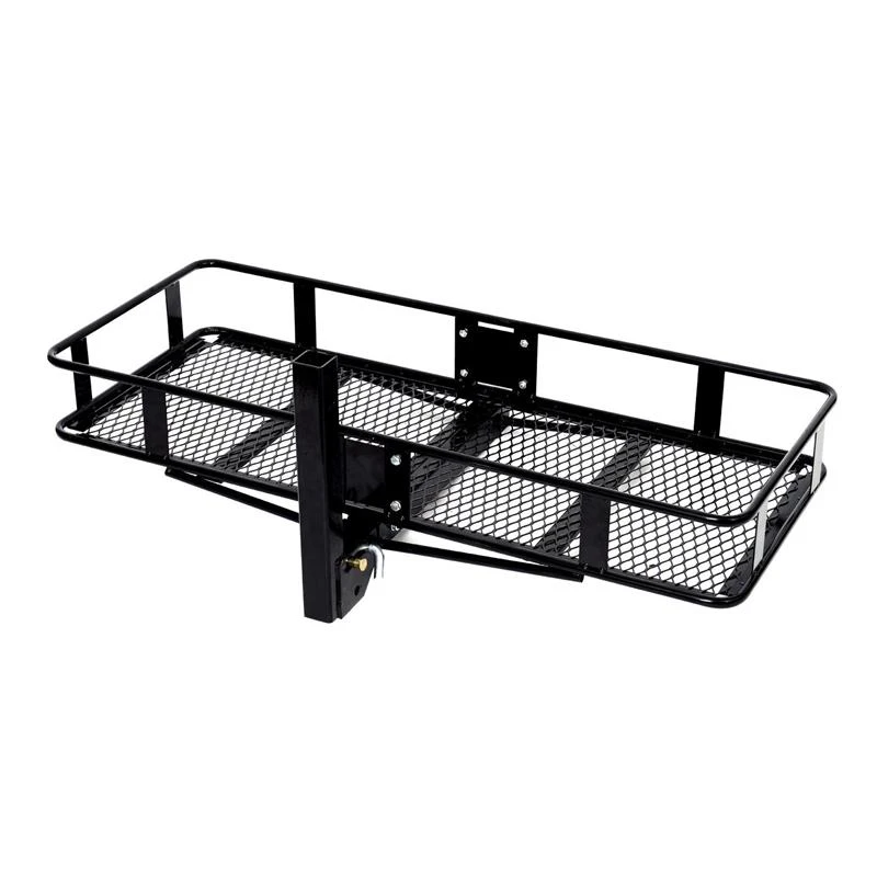Aosom 48” Hitch Mounted 2" Receiver Folding Cargo Carrier