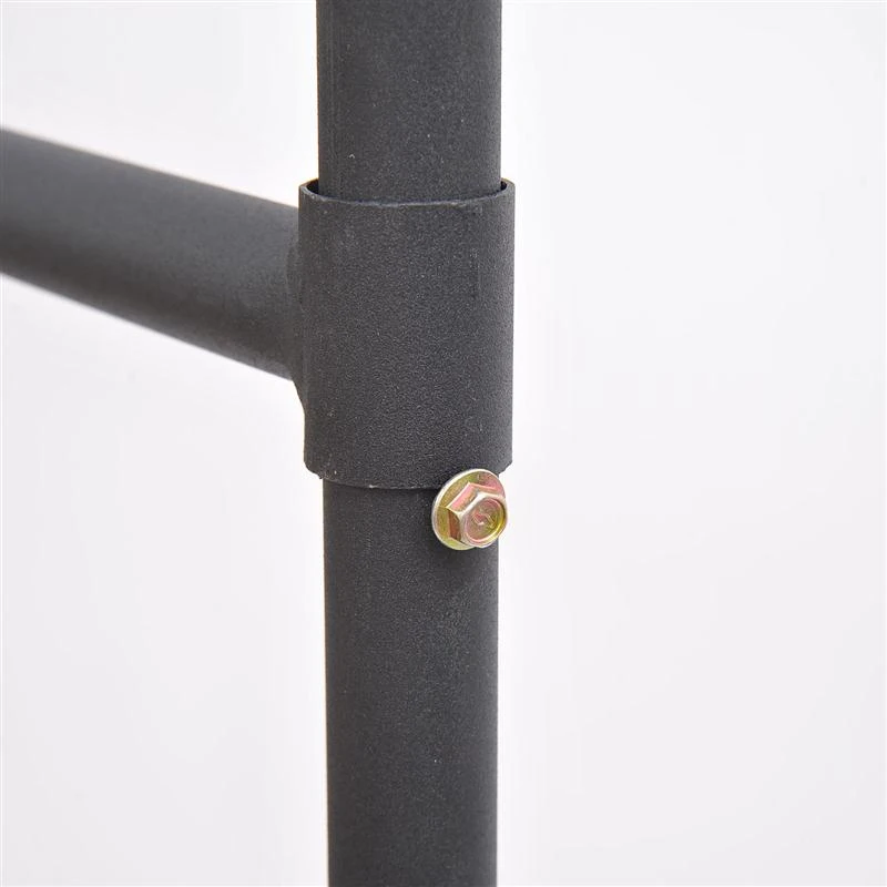 HomCom 6' Rolling Closet  Clothing Rack