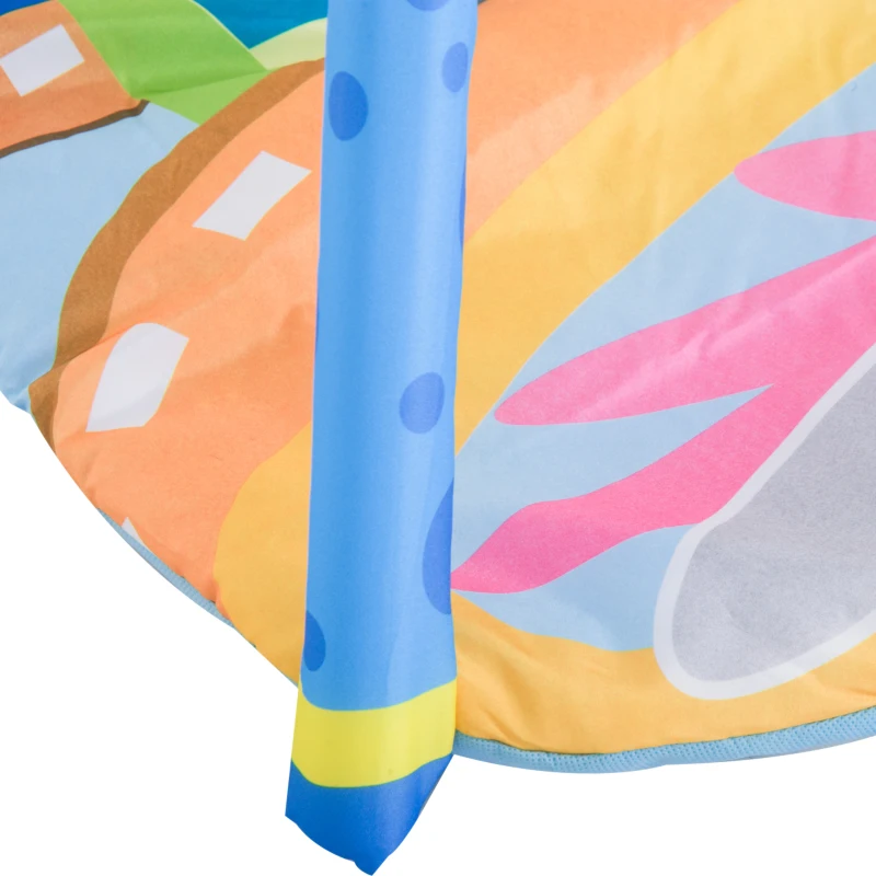 Qaba Kids Baby Toddler Play Gym Activity Center Creeping Mat