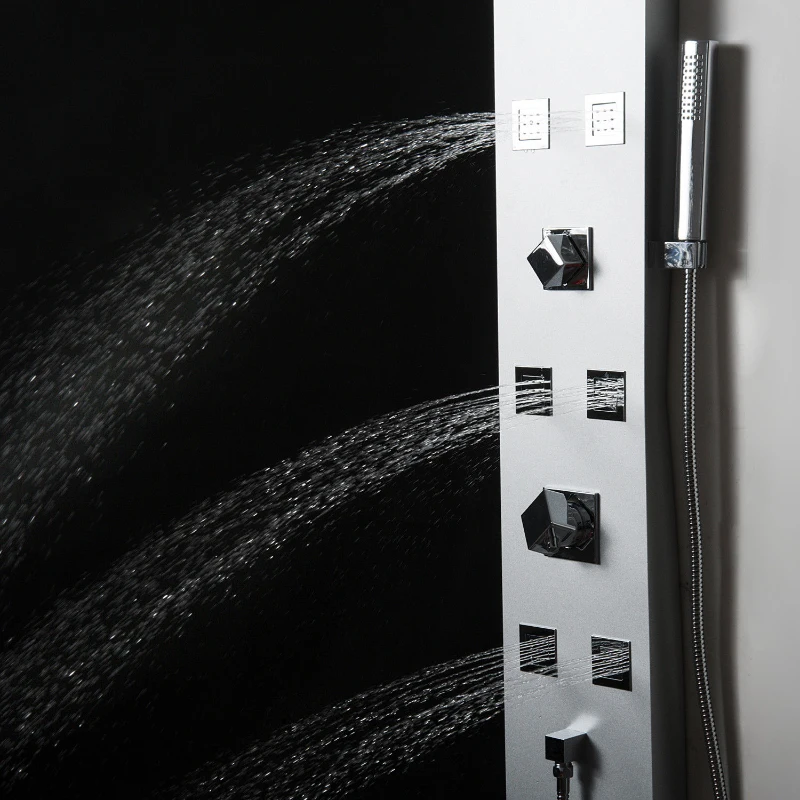 HomCom 3 Stage All-in-One Shower Head/Body Sprayer Panel