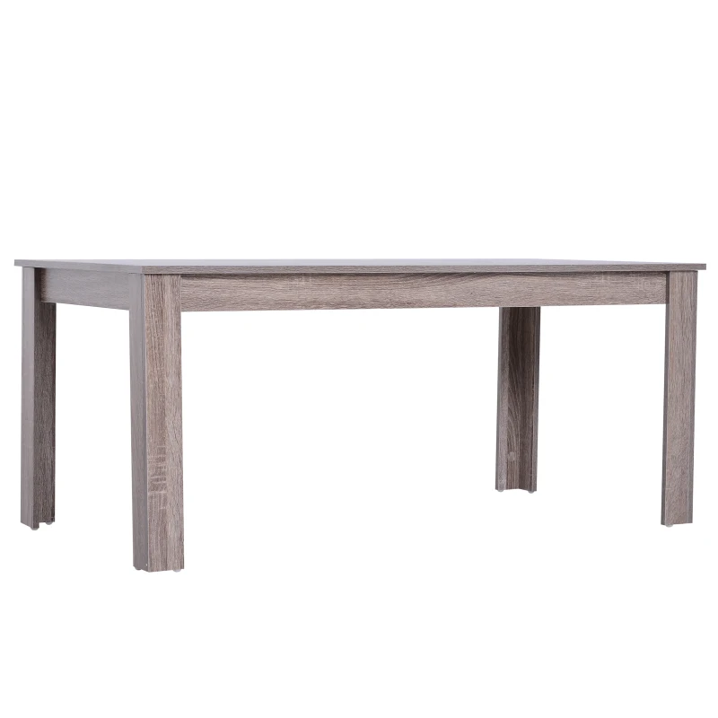 HomCom 43" Wood Rectangle Modern Contemporary Parsons Coffee Table