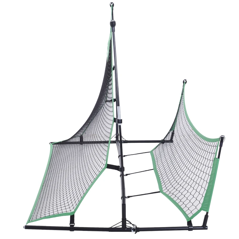 Soozier 2 in 1 Soccer Rebounder Net Portable Football Trainer Passing and Solo Skills