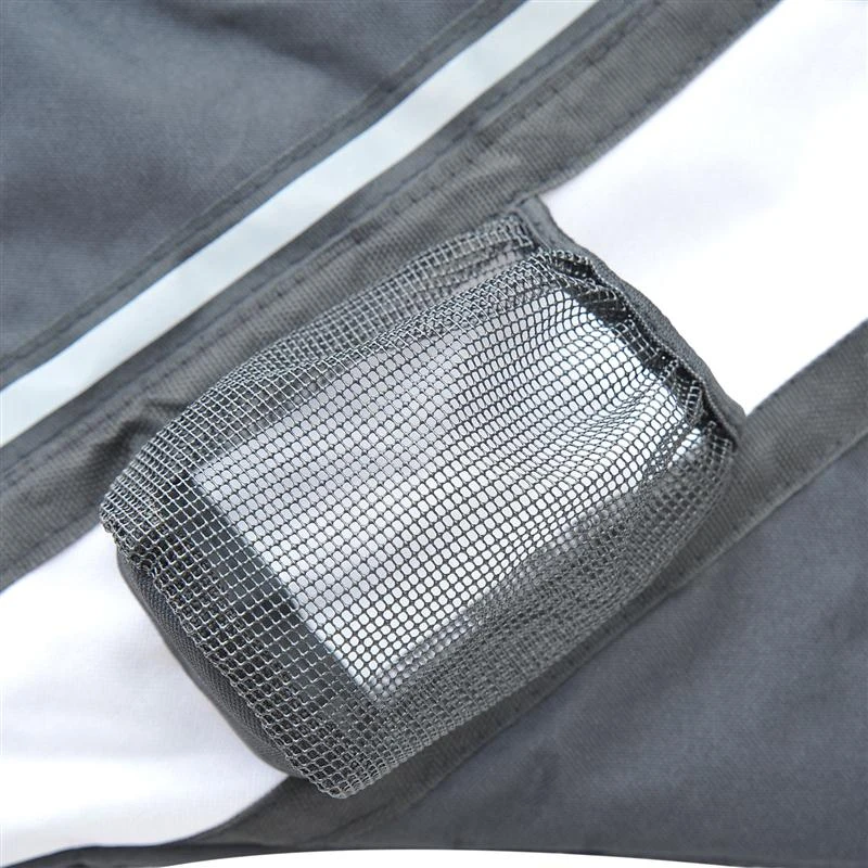 Pawhut Vehicle/Bicycle Soft Side Carrier - Black / Gray