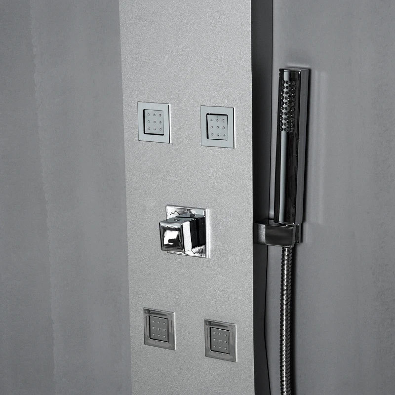 HomCom 3 Stage All-in-One Shower Head/Body Sprayer Panel